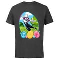thumbnail image 1 of Marvel Ghost-Spider Easter Egg - Short Sleeve Cotton T-Shirt for Adults - Customized-Charcoal, 1 of 5