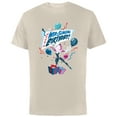 thumbnail image 1 of Marvel Ghost Spider Gwen Stacy Have a Web-Slinging Birthday - Short Sleeve Cotton T-Shirt for Adults - Customized-Natural, 1 of 5