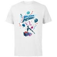 thumbnail image 1 of Marvel Ghost Spider Gwen Stacy Have a Web-Slinging Birthday - Short Sleeve Cotton T-Shirt for Adults - Customized-White, 1 of 5