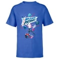 thumbnail image 1 of Marvel Ghost Spider Gwen Stacy Have a Web-Slinging Birthday - Short Sleeve T-Shirt for Kids - Customized-Royal, 1 of 5