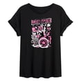 thumbnail image 1 of Marvel - Ghost Spider Punk Band - Juniors Oversized Graphic T-Shirt, 1 of 4