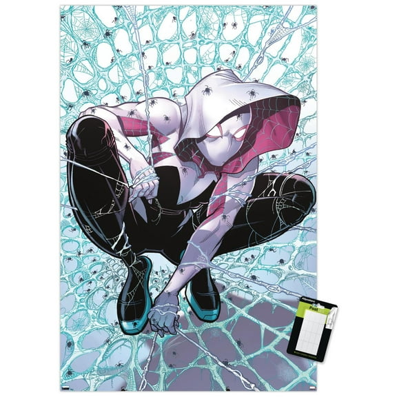 Marvel Ghost-Spider - Webs Wall Poster, 22.375" x 34"