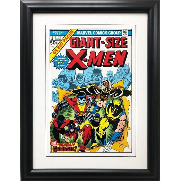 Marvel "Giant Size X-Men" #1 Custom Framed Comic Book Poster Generic