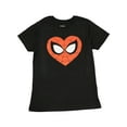 thumbnail image 1 of Marvel Girls' Spiderman Heart Tee, 1 of 1