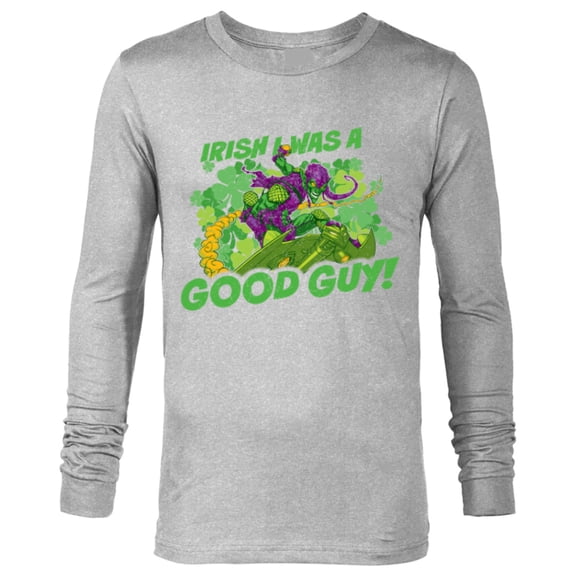 Marvel Green Goblin Irish I Was a Good Guy St Patrick’s Day - Long Sleeve T-Shirt for Men - Customized-Athletic Heather