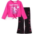 thumbnail image 1 of Marvel Grils Shirts Pink Top and Black Flare Pants Ghost-Spider 2 Piece Outfit School Kids 8-9Y, 1 of 10