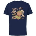 thumbnail image 1 of Marvel Groot Chill Out Relax Guardians of the Galaxy - Short Sleeve Cotton T-Shirt for Adults - Customized-Navy, 1 of 5