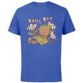thumbnail image 1 of Marvel Groot Chill Out Relax Guardians of the Galaxy - Short Sleeve Cotton T-Shirt for Adults - Customized-Royal Heather, 1 of 5