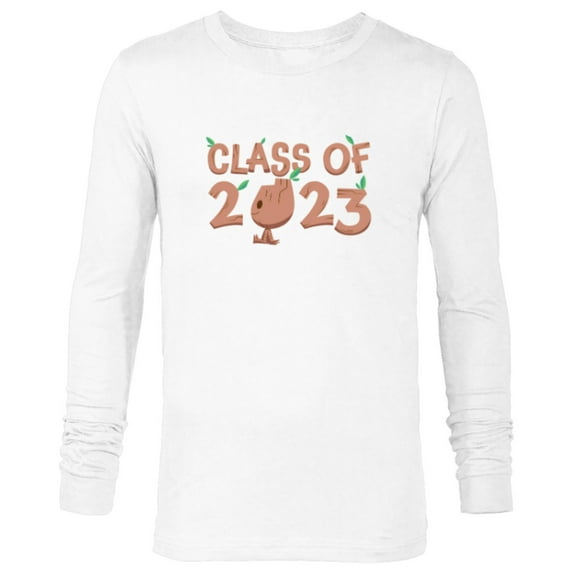 Marvel Groot Class of 2023 Graduation - Long Sleeve T-Shirt for Men - Customized-White