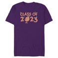 thumbnail image 1 of Marvel Groot Class of 2023 Graduation - Short Sleeve Blended T-Shirt for Adults - Customized-Purple, 1 of 5