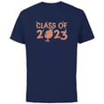 thumbnail image 1 of Marvel Groot Class of 2023 Graduation - Short Sleeve Cotton T-Shirt for Adults - Customized-Navy, 1 of 5
