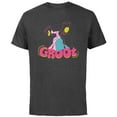 thumbnail image 1 of Marvel Groot Headstand 1970s Retro Guardians of the Galaxy - Short Sleeve Cotton T-Shirt for Adults - Customized-Charcoal, 1 of 5