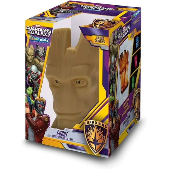 Marvel Groot Illumi-Mate LED Light Colour Changing 5" Guardians of the Galaxy