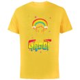 thumbnail image 1 of Marvel Groot Rainbow in Space Guardians of the Galaxy - Short Sleeve Cotton T-Shirt for Adults - Customized-Yellow, 1 of 5