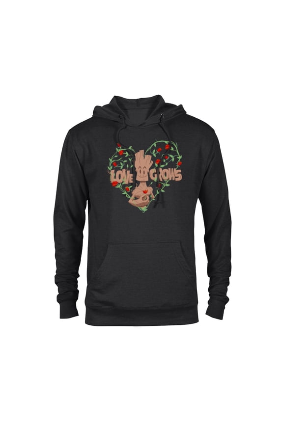 Groot Red Roses Love Grows - Pullover Hoodie for Adults - Customized-Black