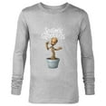 thumbnail image 1 of Marvel Groot Season's Grootings Holiday - Long Sleeve T-Shirt for Men -Customized-Athletic Heather, 1 of 5