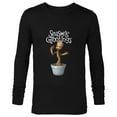 thumbnail image 1 of Marvel Groot Season's Grootings Holiday - Long Sleeve T-Shirt for Men -Customized-Black, 1 of 5