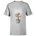 thumbnail image 1 of Marvel Groot Season's Grootings Holiday - Short Sleeve T-Shirt for Kids- Customized-Athletic Heather, 1 of 5