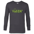 thumbnail image 1 of Marvel Groot Vibin’ Headphones Guardians of the Galaxy - Long Sleeve T-Shirt for Men - Customized-Charcoal Heather, 1 of 5