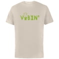 thumbnail image 1 of Marvel Groot Vibin’ Headphones Guardians of the Galaxy - Short Sleeve Cotton T-Shirt for Adults - Customized-Natural, 1 of 5