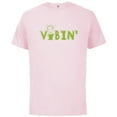 thumbnail image 1 of Marvel Groot Vibin’ Headphones Guardians of the Galaxy - Short Sleeve Cotton T-Shirt for Adults - Customized-Soft Pink, 1 of 5