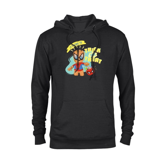 Marvel Groot in Spider-Man Costume Trick or Treat Halloween - Pullover Hoodie for Adults - Customized-Black