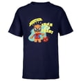thumbnail image 1 of Marvel Groot in Spider-Man Costume Trick or Treat Halloween - Short Sleeve T-Shirt for Kids - Customized-Navy, 1 of 5