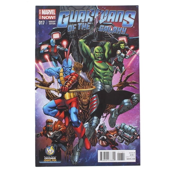 Marvel Guardians of the Galaxy #17 Wizard World Chicago 2014 Exclusive Cover