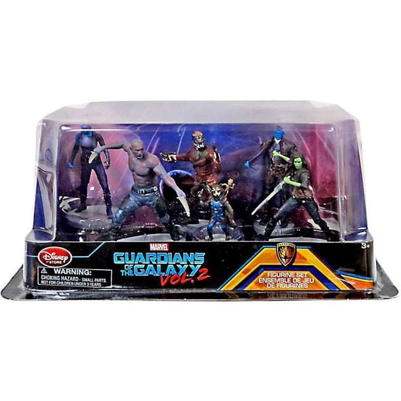 Marvel Guardians of the Galaxy 2 Guardians of the Galaxy Vol. 2 6-Piece PVC Figure Play Set