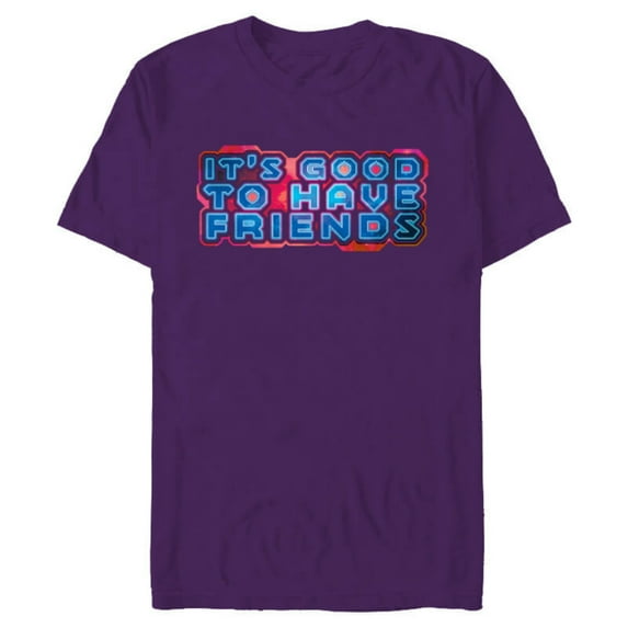 Marvel Guardians of the Galaxy 3 It’s Good to Have Friends - Short Sleeve Blended T-Shirt for Adults - Customized-Purple