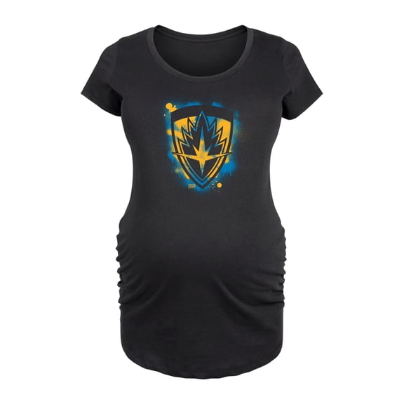 Marvel Guardians of the Galaxy - Graffiti Logo - Maternity Scoop Neck Graphic T-Shirt