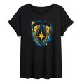 thumbnail image 1 of Marvel Guardians of the Galaxy - Graffiti Logo - Women's Oversized Graphic T-Shirt, 1 of 5