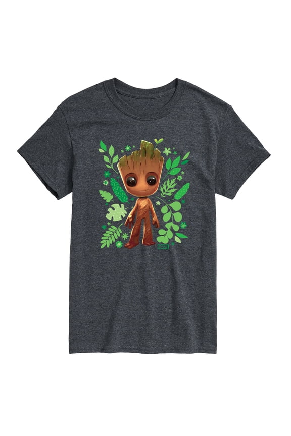 Guardians of the Galaxy - Baby Groot Leaf - Men's Short Sleeve Graphic T-Shirt