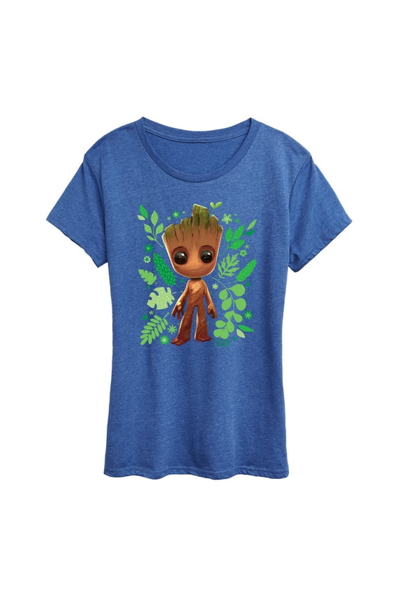 Guardians of the Galaxy - Baby Groot Leaf - Women's Short Sleeve Graphic T-Shirt