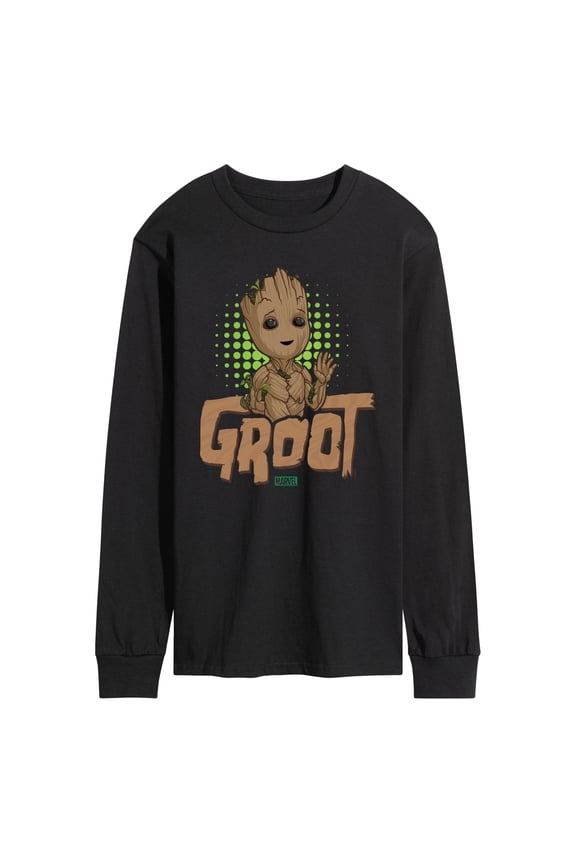Guardians of the Galaxy - Baby Groot - Men's Long Sleeve Graphic T-Shirt