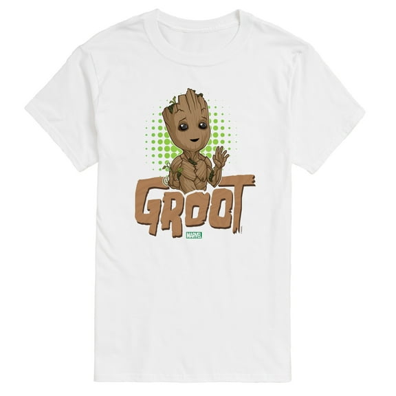 Marvel Guardians of the Galaxy - Baby Groot - Men's Short Sleeve Graphic T-Shirt