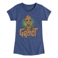 thumbnail image 1 of Marvel Guardians of the Galaxy - Baby Groot - Toddler And Youth Girls Fitted Short Sleeve Graphic T-Shirt, 1 of 5