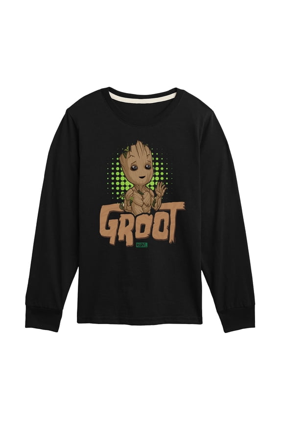 Guardians of the Galaxy - Baby Groot - Toddler And Youth Long Sleeve Graphic T-Shirt