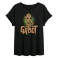 thumbnail image 1 of Marvel Guardians of the Galaxy - Baby Groot - Women's Oversized Graphic T-Shirt, 1 of 5