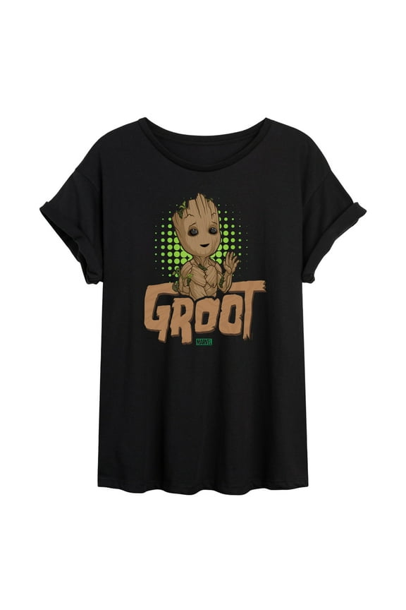 Guardians of the Galaxy - Baby Groot - Women's Oversized Graphic T-Shirt
