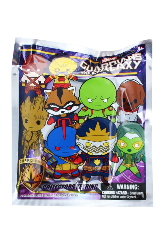 Marvel Guardians of the Galaxy Blind Bagged 3D Foam Figural Bag Clip | 1 Random