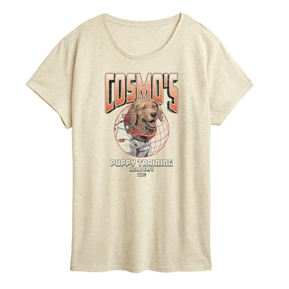 Marvel Guardians of the Galaxy - Cosmos Puppy Training - Women's Short Sleeve Graphic T-Shirt