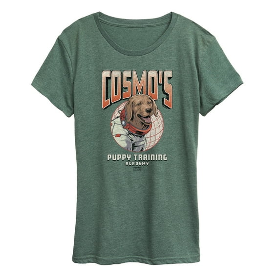 Marvel Guardians of the Galaxy - Cosmos Puppy Training - Women's Short Sleeve Graphic T-Shirt