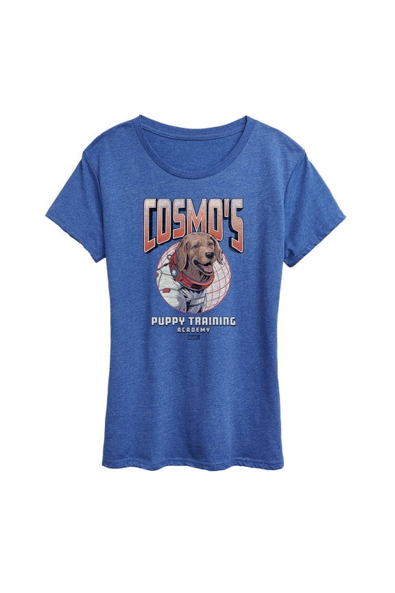 Guardians of the Galaxy - Cosmos Puppy Training - Women's Short Sleeve Graphic T-Shirt
