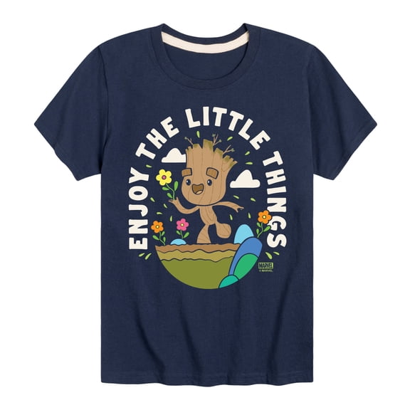 Marvel Guardians of the Galaxy - Enjoy The Little Things - Toddler And Youth Short Sleeve Graphic T-Shirt