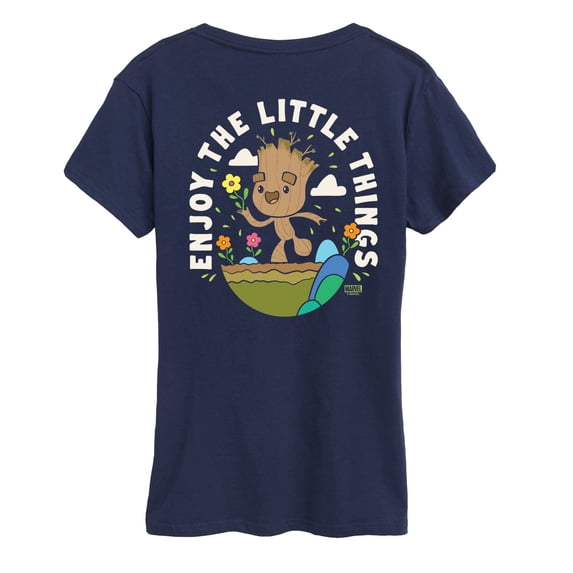 Marvel Guardians of the Galaxy - Enjoy The Little Things - Women's Short Sleeve Graphic T-Shirt