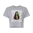 thumbnail image 1 of Marvel Guardians of the Galaxy - Gamora Art Nouveau - Juniors Cropped Graphic T-Shirt, 1 of 5