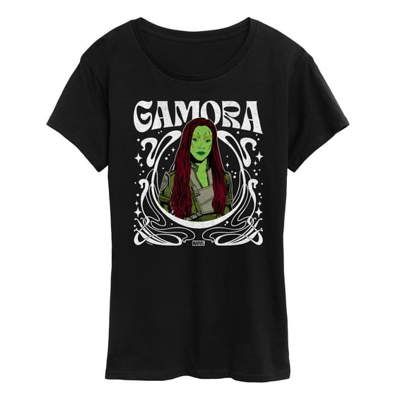 Marvel Guardians of the Galaxy - Gamora Art Nouveau - Women's Short Sleeve Graphic T-Shirt