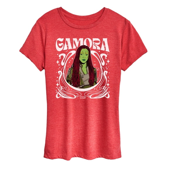 Marvel Guardians of the Galaxy - Gamora Art Nouveau - Women's Short Sleeve Graphic T-Shirt