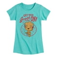 thumbnail image 1 of Marvel Guardians of the Galaxy - Get Your Groot On - Toddler And Youth Girls Fitted Short Sleeve Graphic T-Shirt, 1 of 5